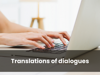 Translations of dialogues